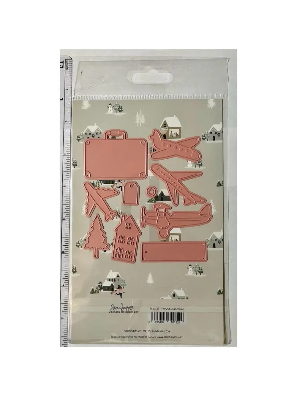 LORA BAILORA Airplane Travel Metal Die Set Scrapbooking Card Making Craft